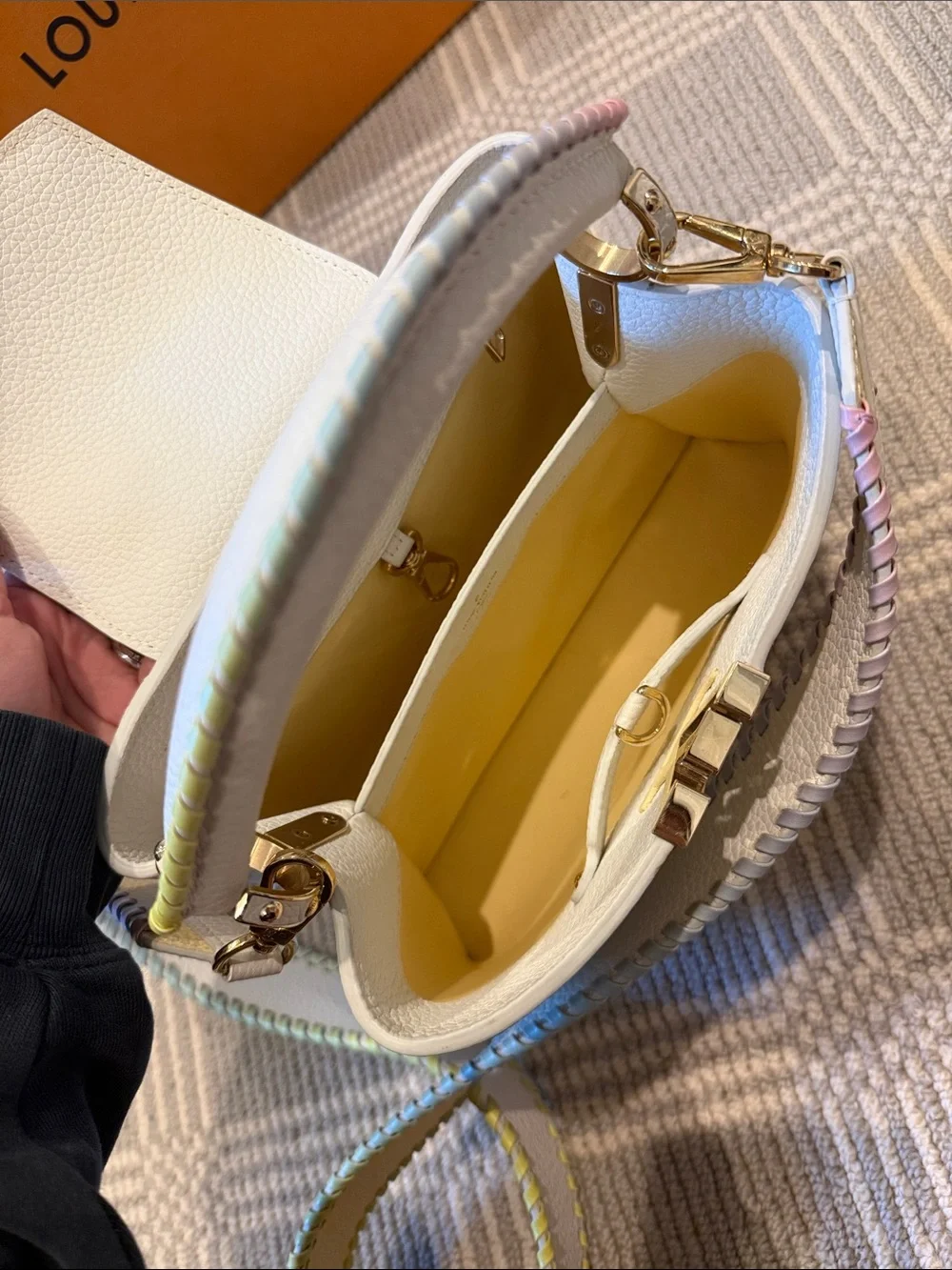 Louis Vuitton Taurillon Capucines BB satchel
